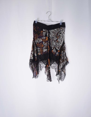 PATRIZIA PEPE pure silk skirt(Free &amp; Italy made)