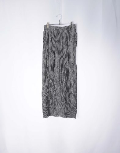 SPECCHIO pleats long skirt(Free)