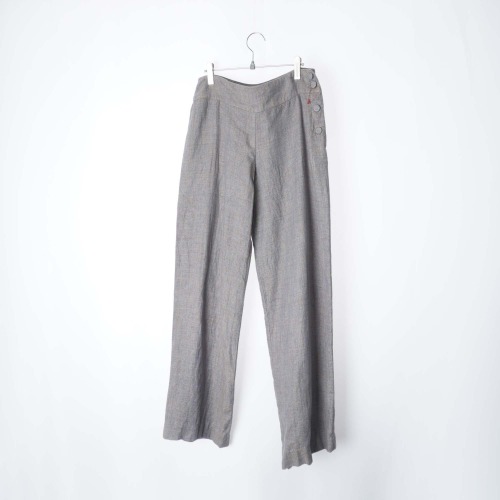 agnes b. pure linen pants(26 &amp; France made)