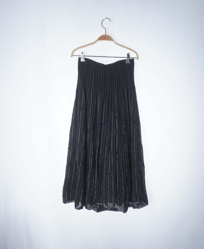 Pleats long skirt(Free)