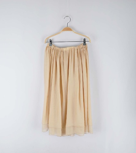 ALYSI pure silk skirt(Italy made)