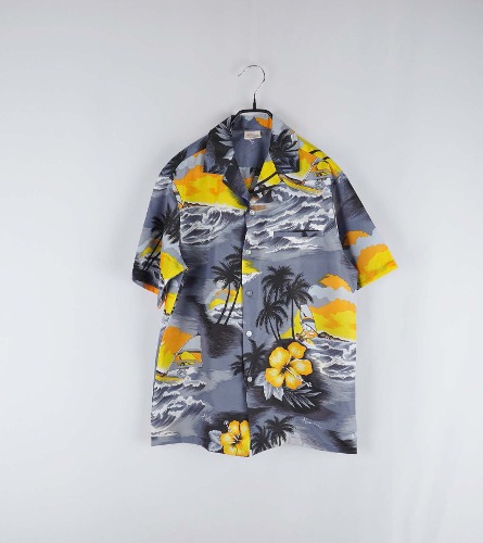 kalena fashion aloha shirt(Hawaii made)